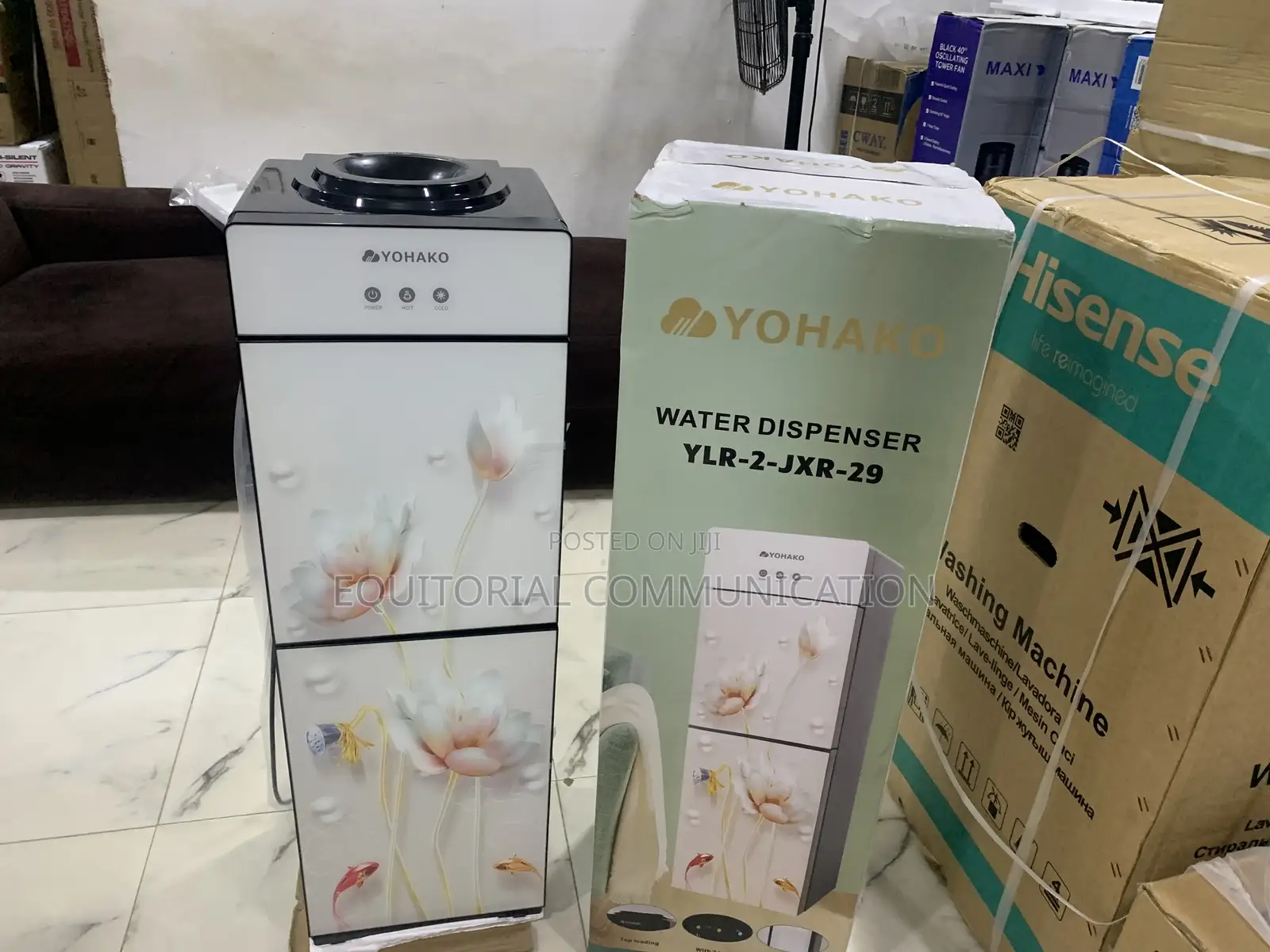 Yohako Water Dispenser With Built-in Refrigerator