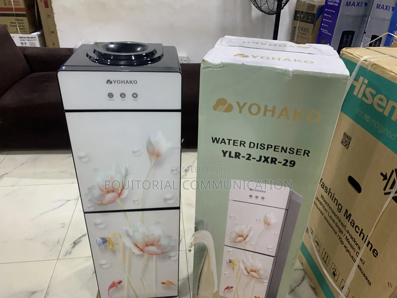 Yohako Water Dispenser With Built-in Refrigerator