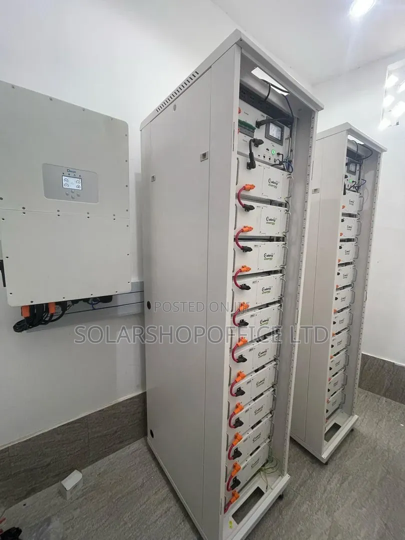 50kw High Voltage Set Up and 120kwh Battery With 100 Panels