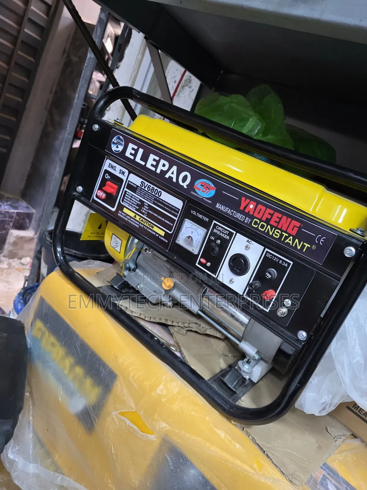 《》Brand New Elepaq Constant Petrol Gen 4.5kva 100%Copper Coil