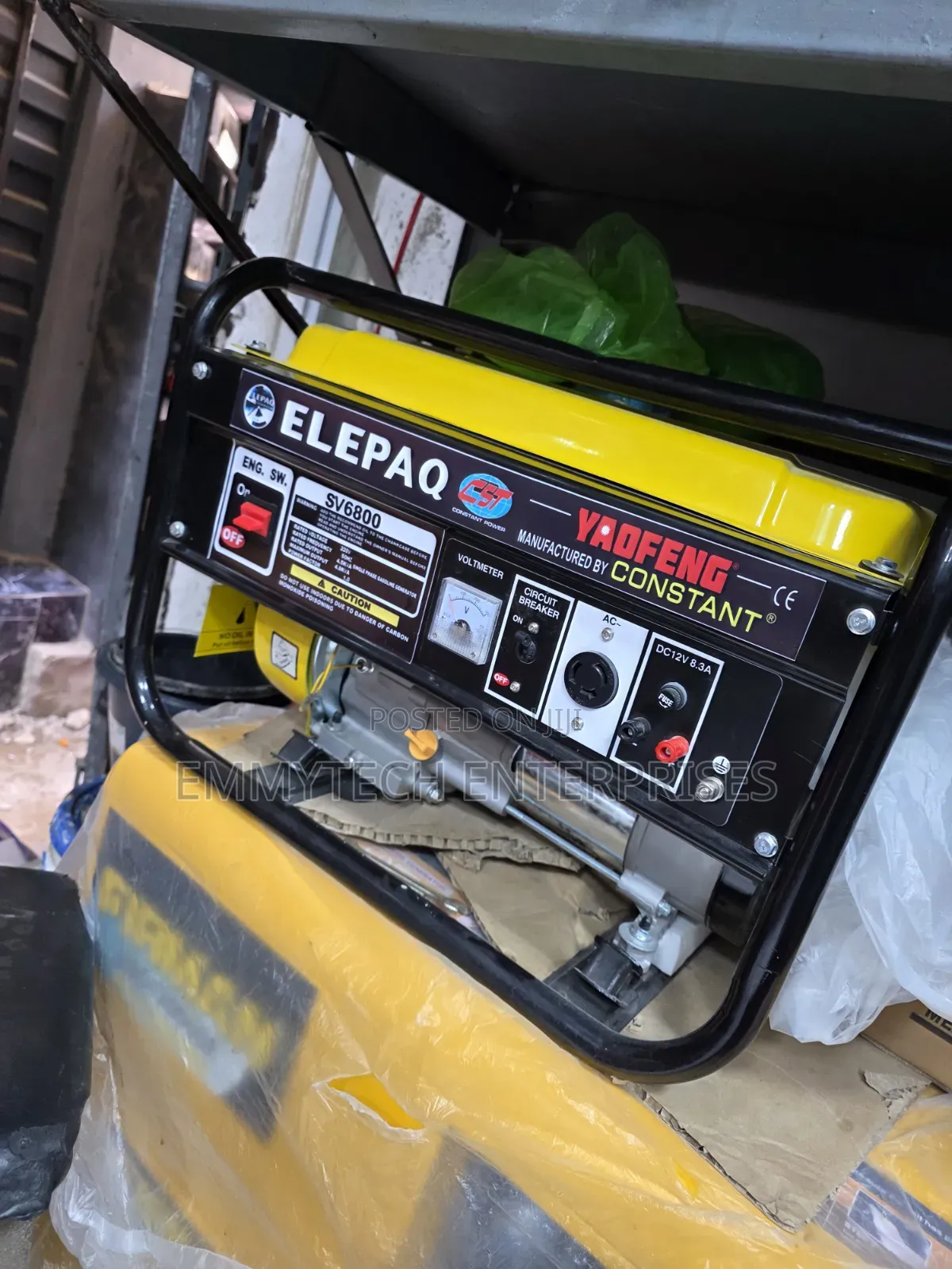 《》Brand New Elepaq Constant Petrol Gen 4.5kva 100%Copper Coil