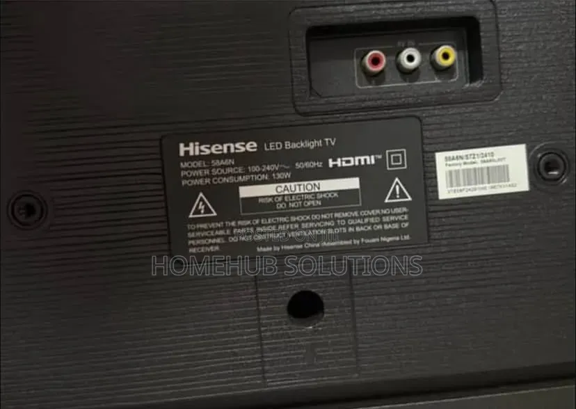 Hisense 58” Smart Tv