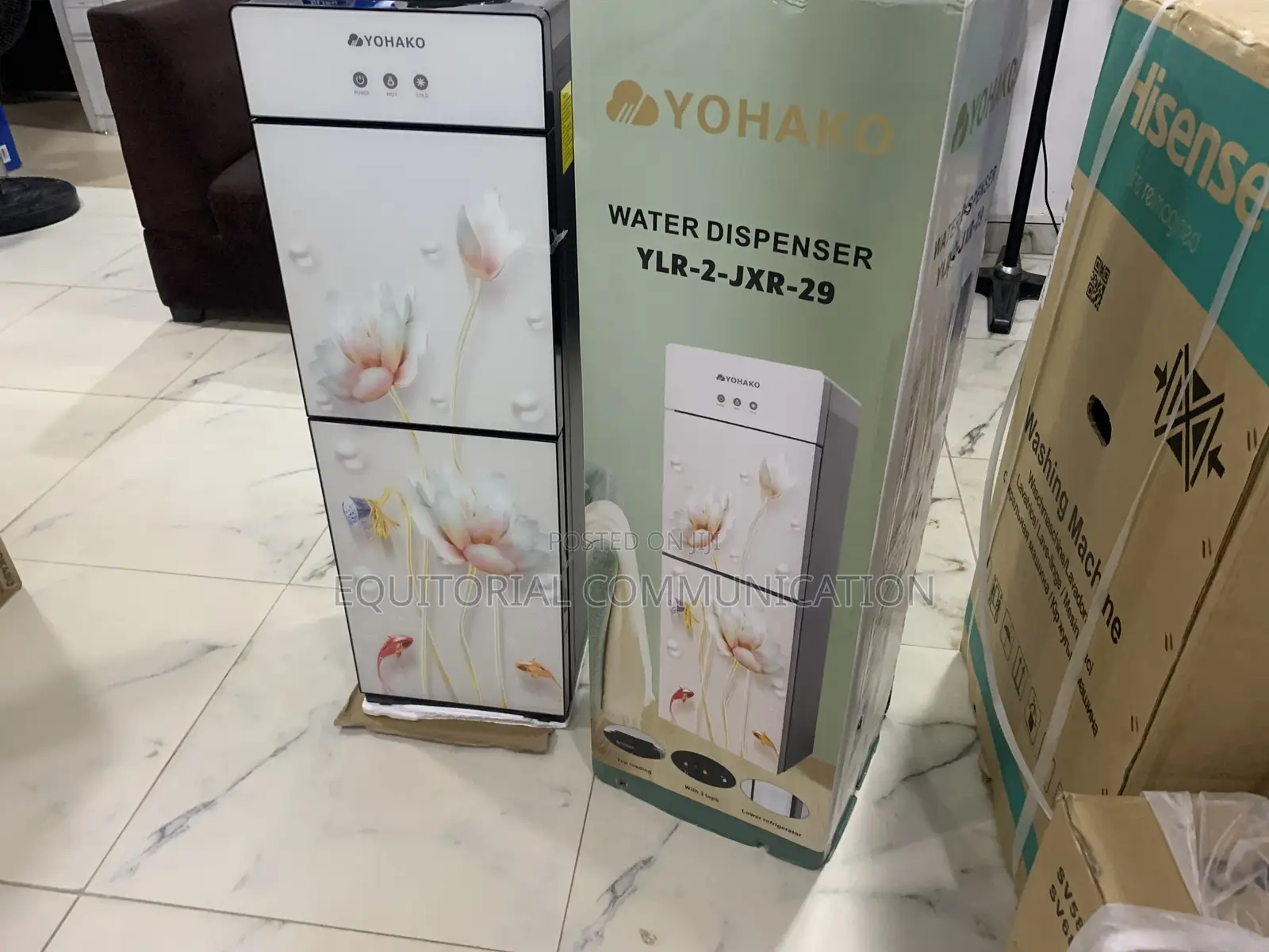 Yohako Luxury Water Dispenser With Cooling Cabinet