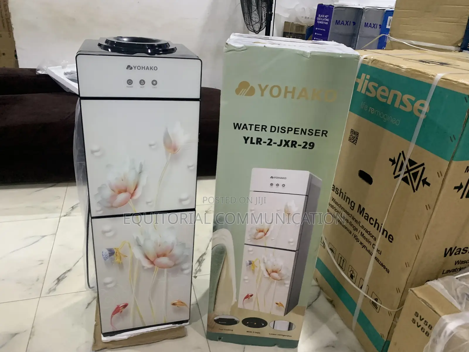 Yohako Luxury Water Dispenser With Cooling Cabinet