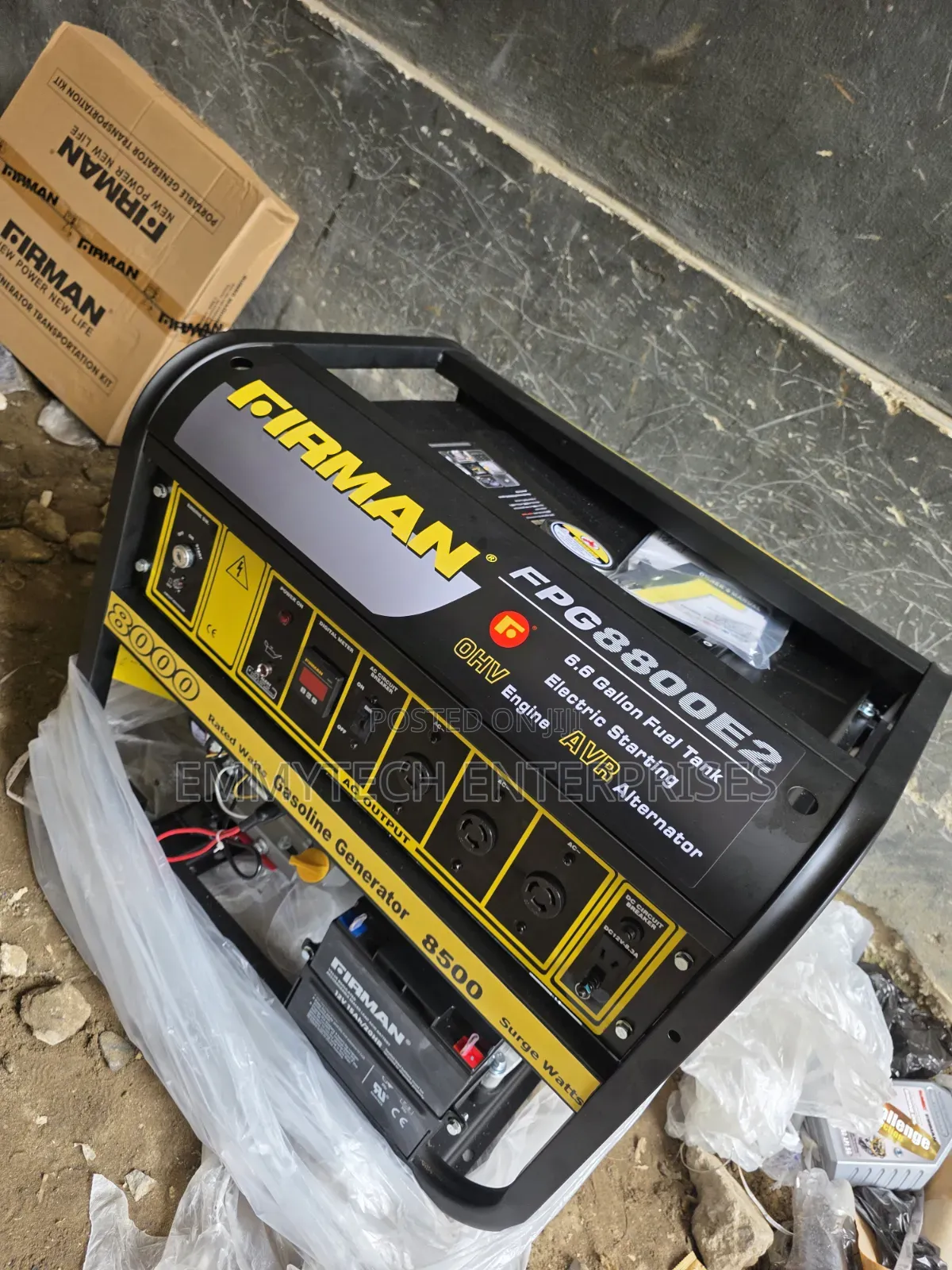 ☆¤Heavy-Duty 8.5kva Firman Petrol Gen 100%Copper Coil