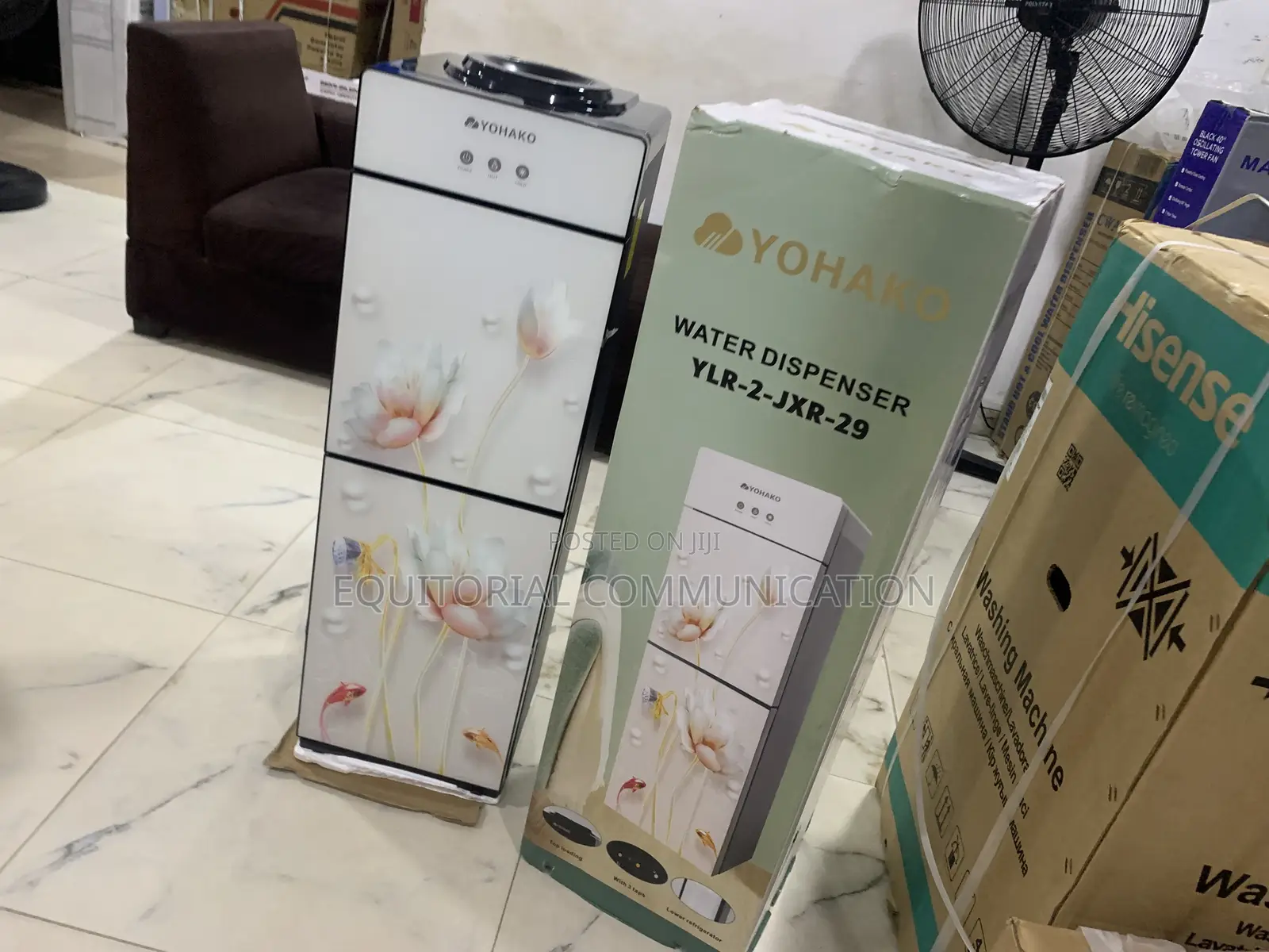 Yohako Ylr-2jxr-29 Floor Standing Water Dispenser With Cooling Cabinet