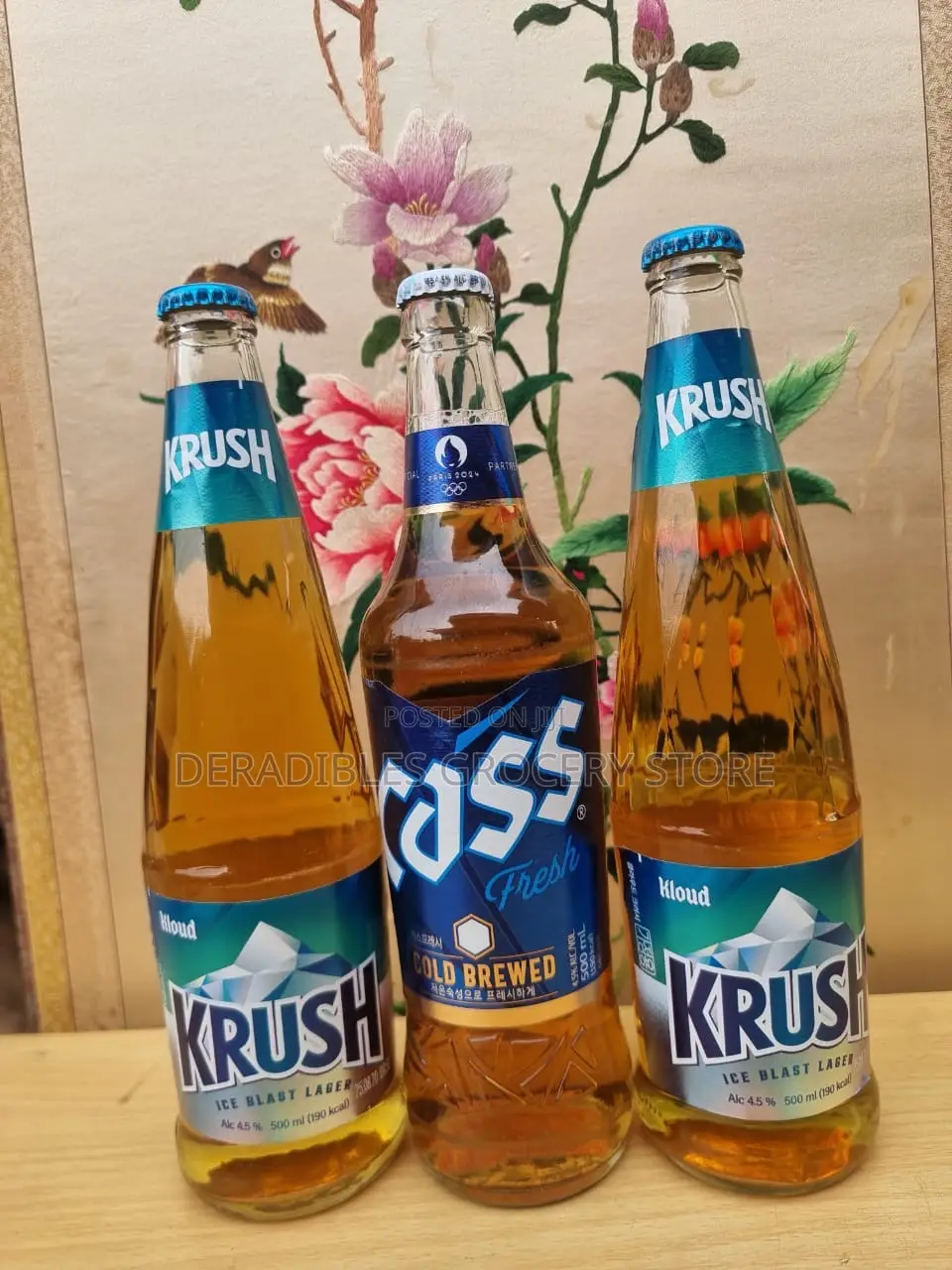 Korean Beer ( Cass and Krush)