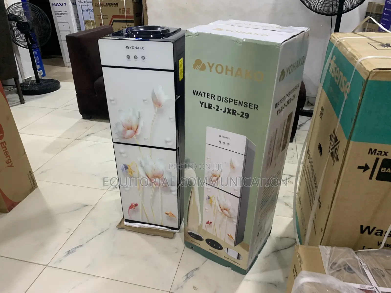 Yohako Ylr-2jxr-29 Compressor Cooling Water Dispenser With Storage Ref