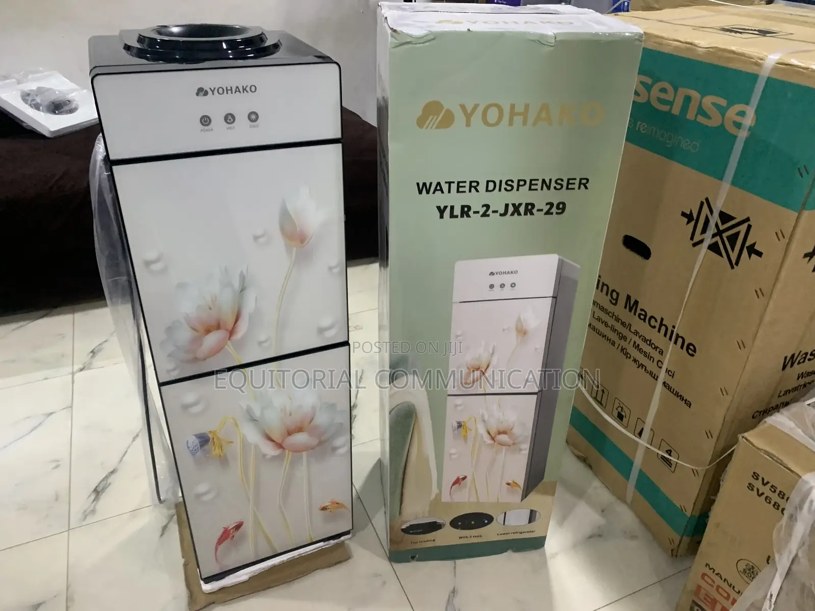 Yohako Ylr-2jxr-29 Compressor Cooling Water Dispenser With Storage Ref