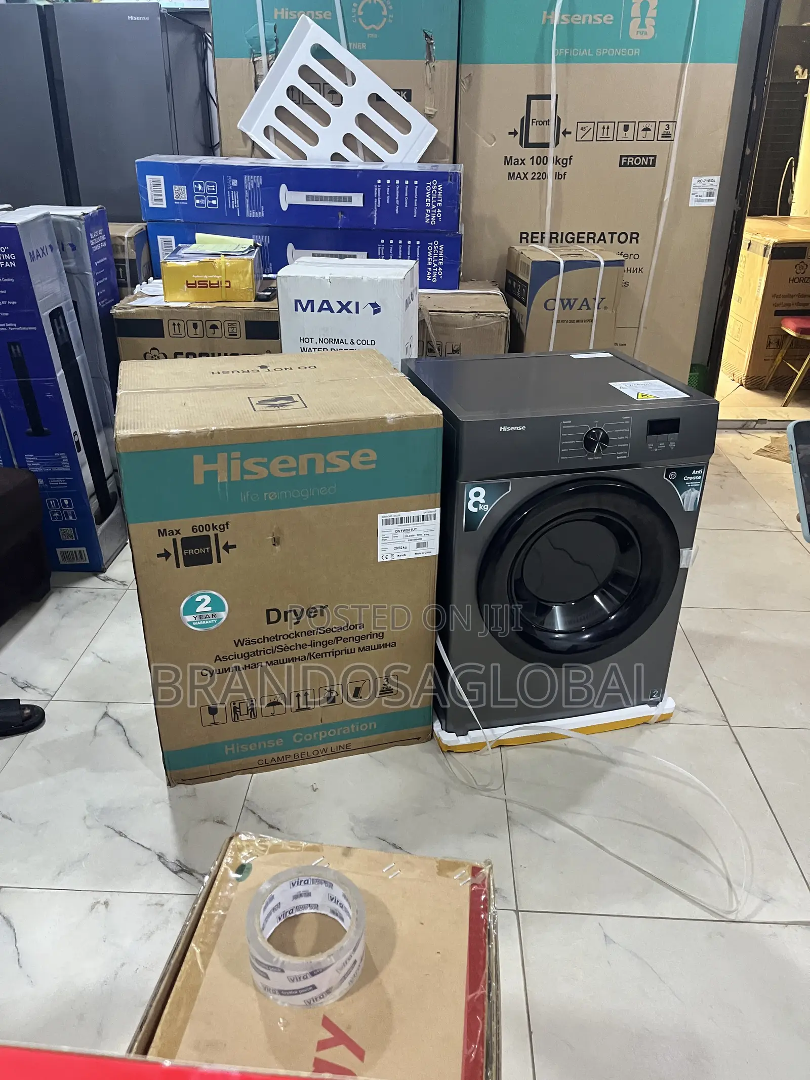 Hisense 8kg Dryer Dv1w801ut – Efficient Laundry Drying Equipment