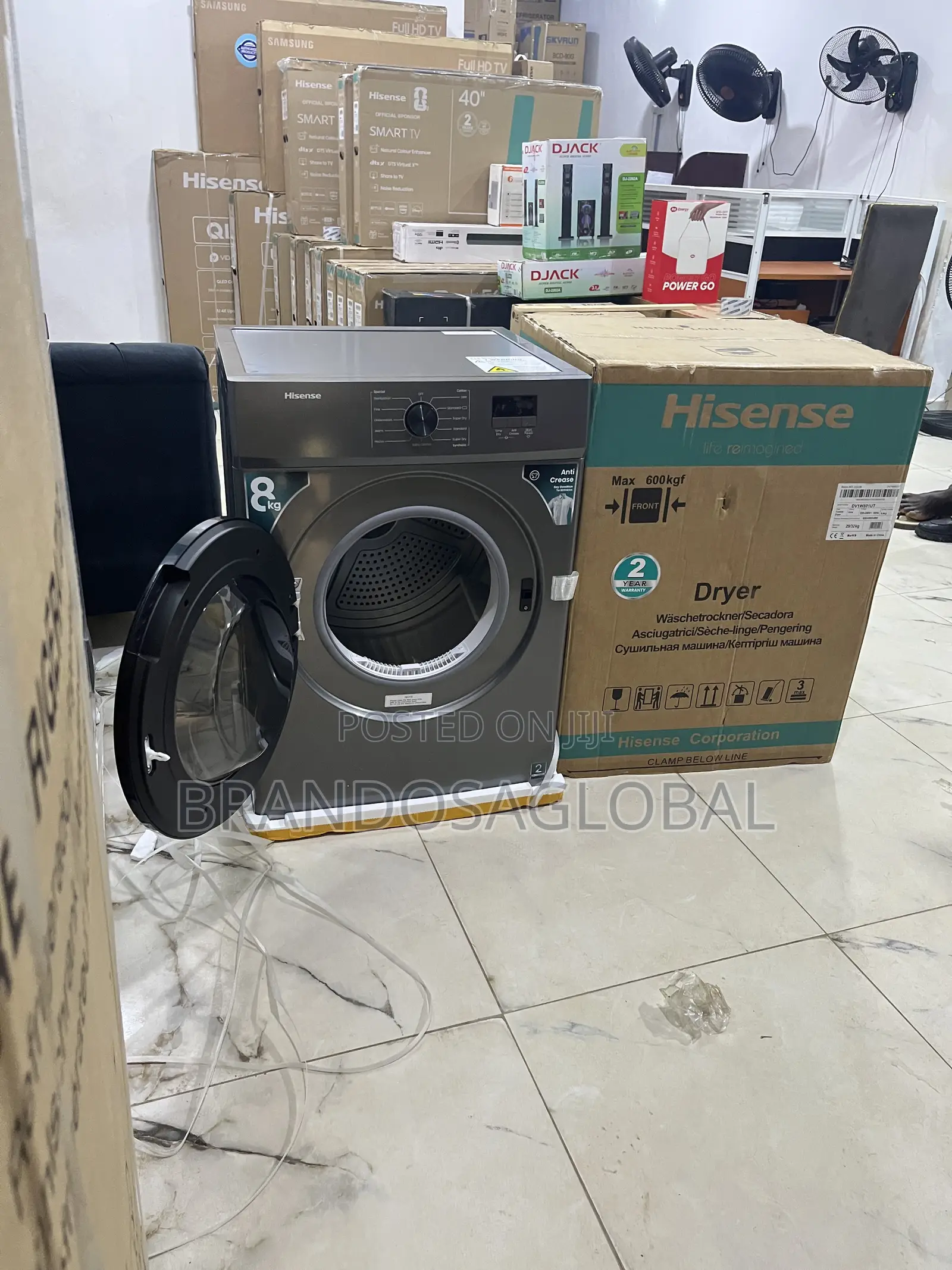 Hisense 8kg Dryer Dv1w801ut – Practical Home Laundry Appliance