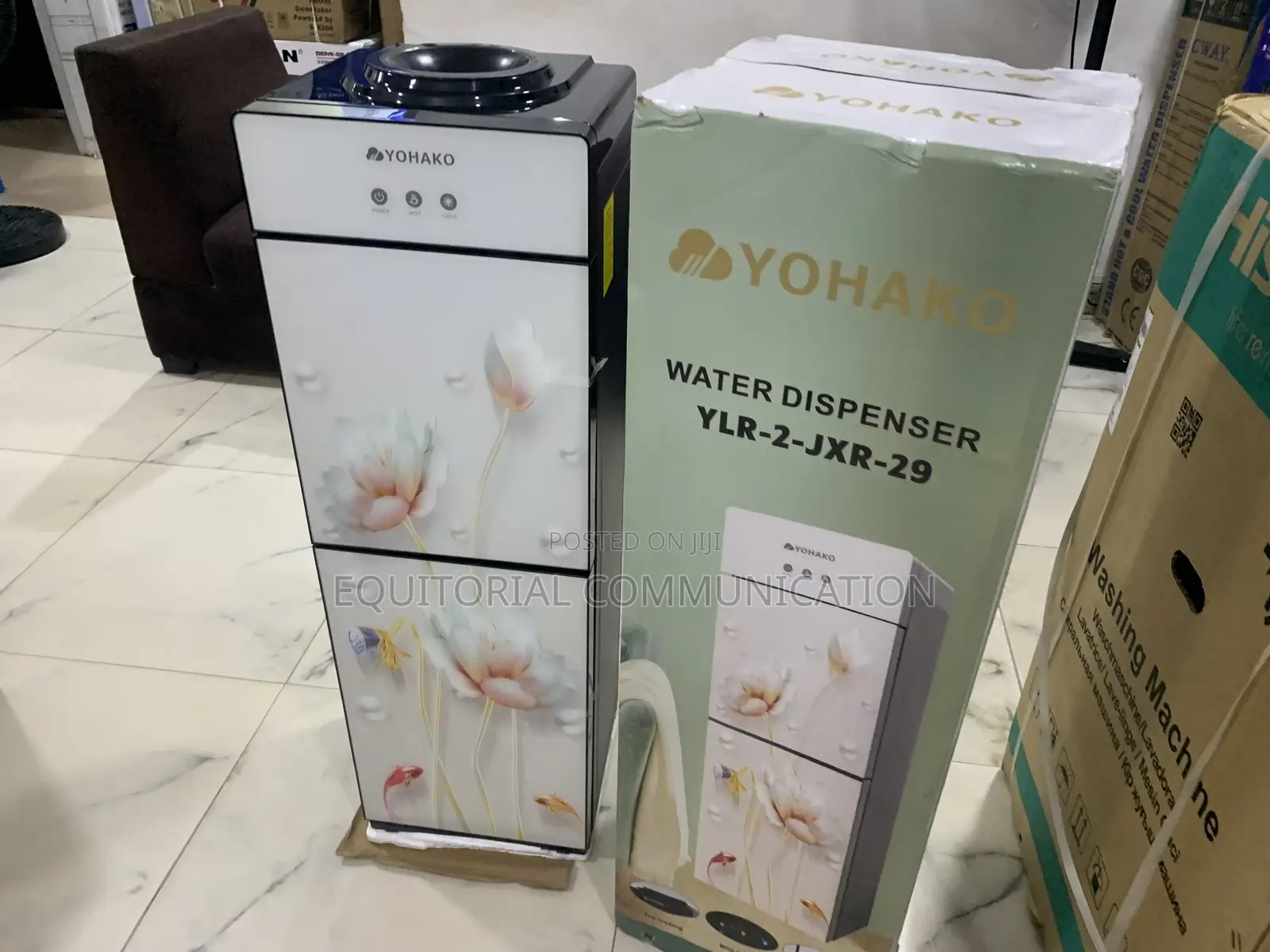 Yohako Ylr-2jxr-29 Stylish Water Cooler With Built-in Mini Refrigerato