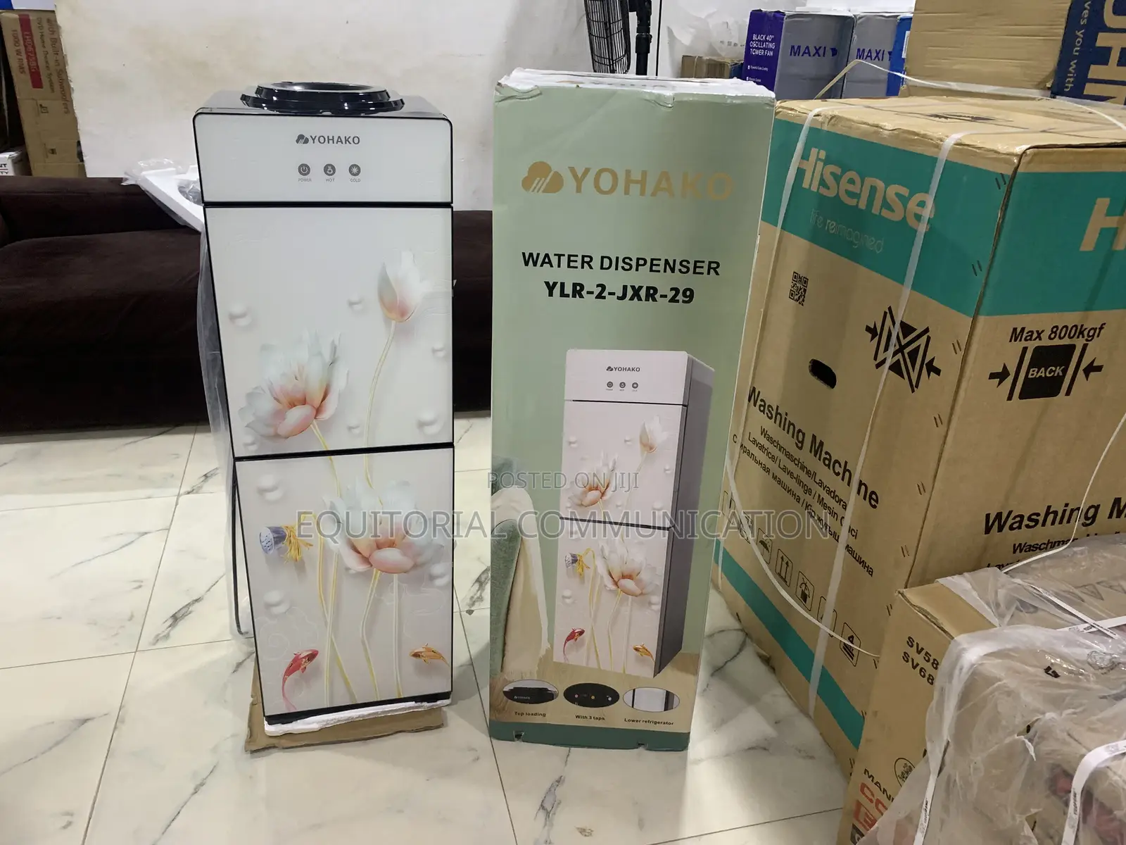 Yohako Ylr-2jxr-29 Stylish Water Cooler With Built-in Mini Refrigerato