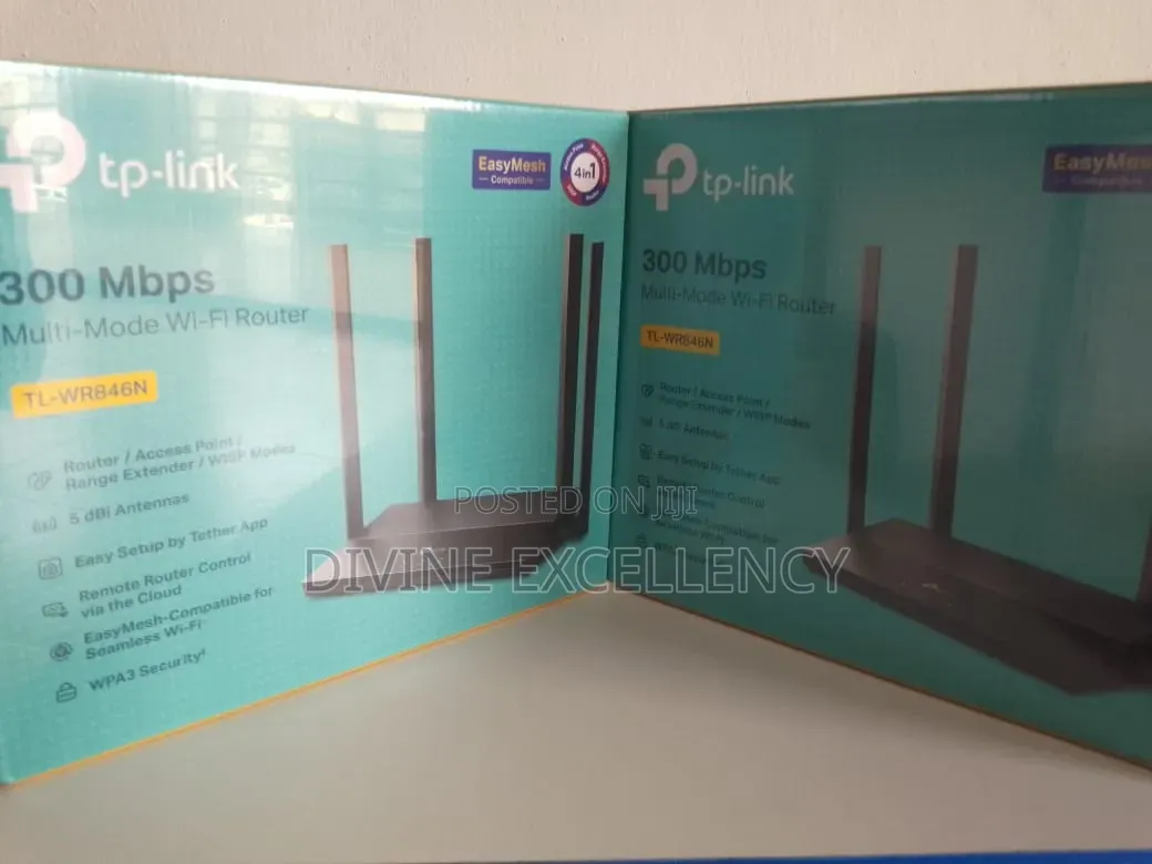 Tp Link Tl-Wr846n 4 in 1 Router/Access Point/ Range Extender/ Wisp