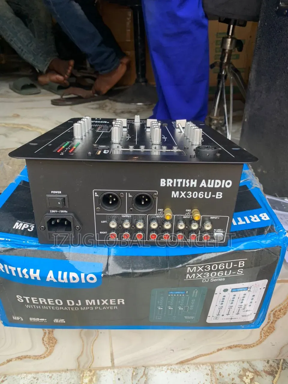 British Audio Mx306u-B– 3 Channel Dj Mixer With 3-Band Equalizer