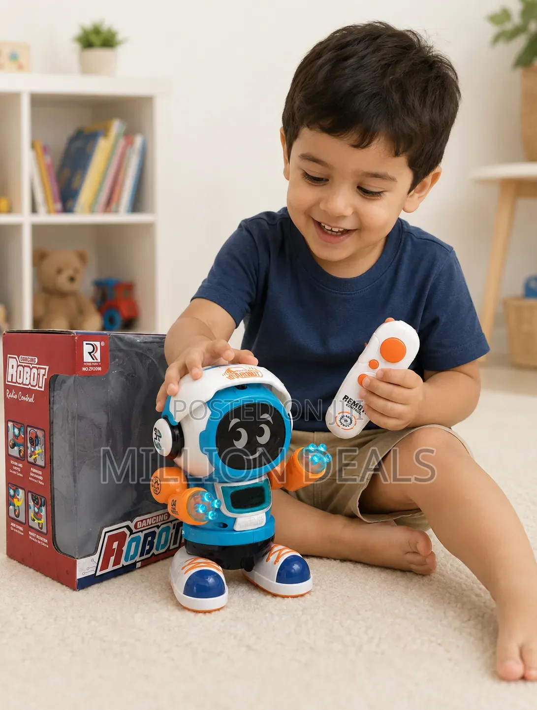 Dancing Robot Radio Control Boy Child Toy Ages 3+