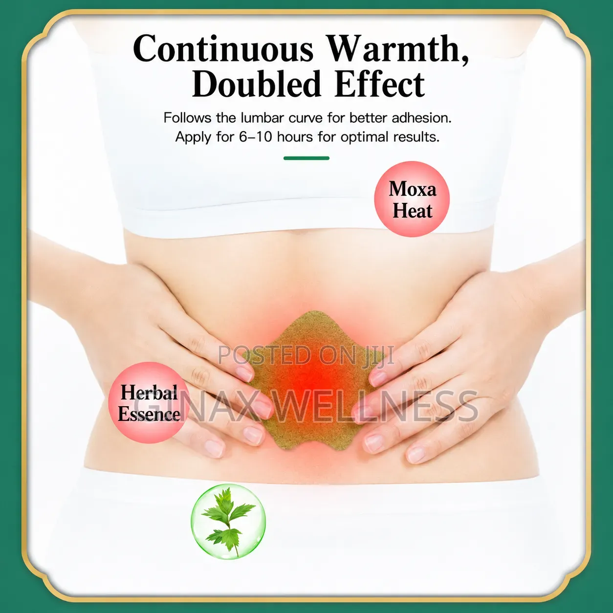 Herbal Lumbar Vertebra Pain Relief Patch (12 Patches)