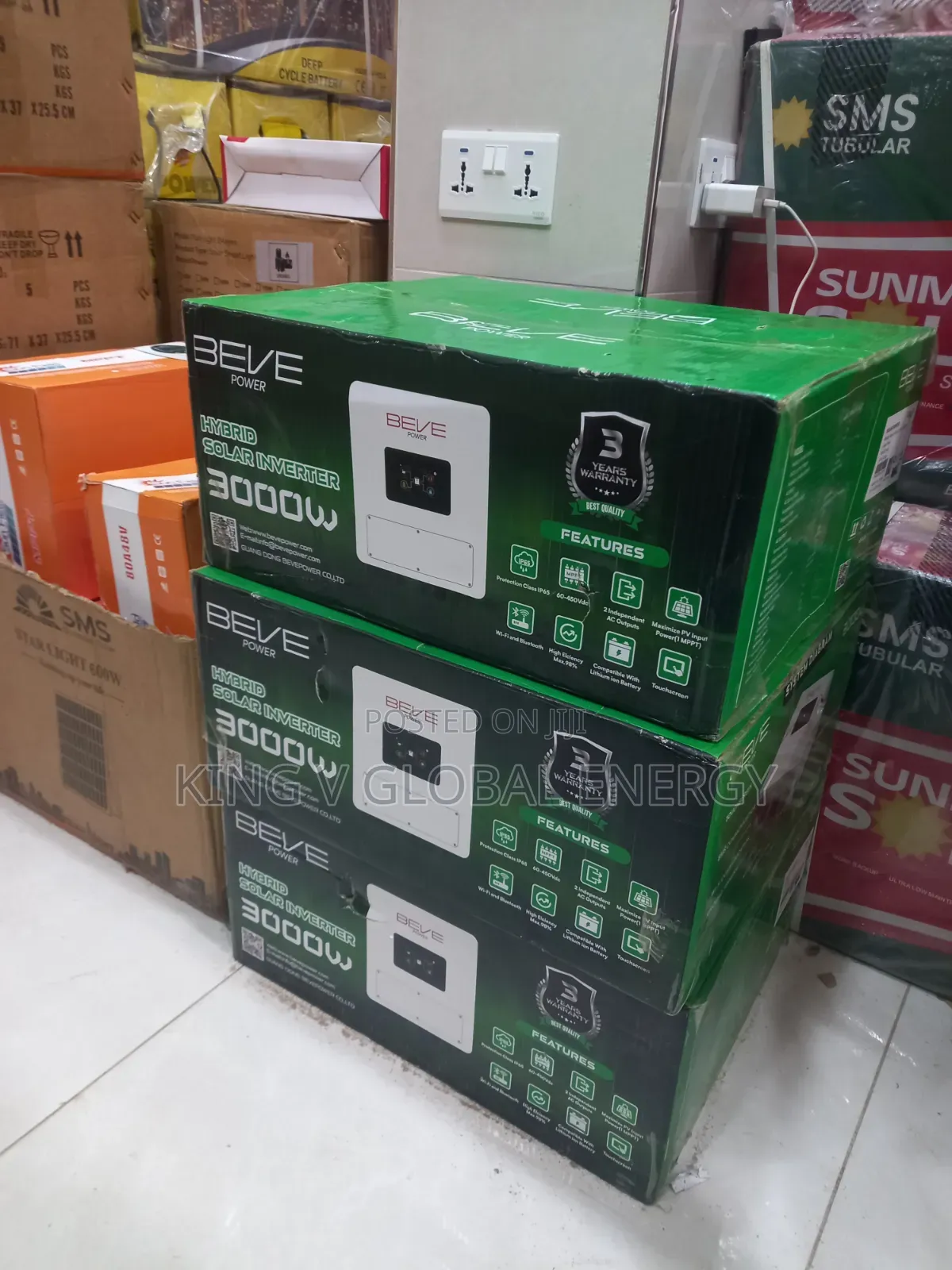 Beve 3kva/24v Hybrid Solar Inverter
