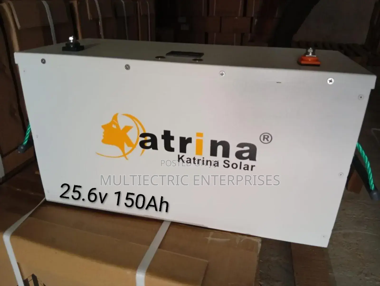 3.8kwh Lithium Battery 25.5v 150ah. 3825wh