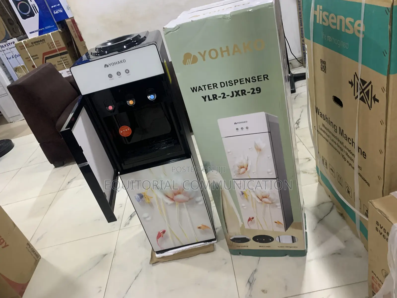 Yohako Ylr-2jxr-29 Home and Office Water Cooler With Refrigerator Cabi