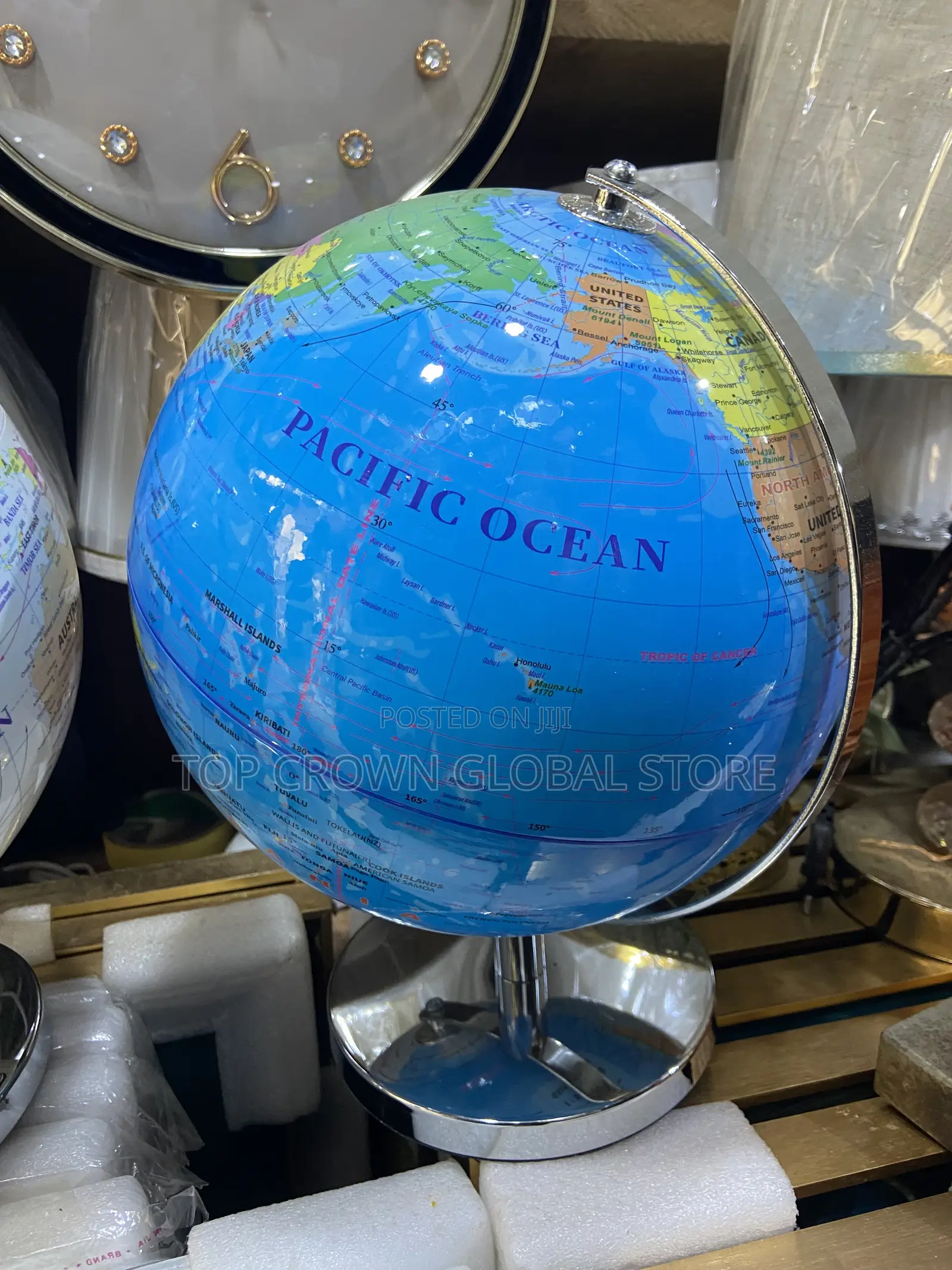 English Style European Design Globe Map