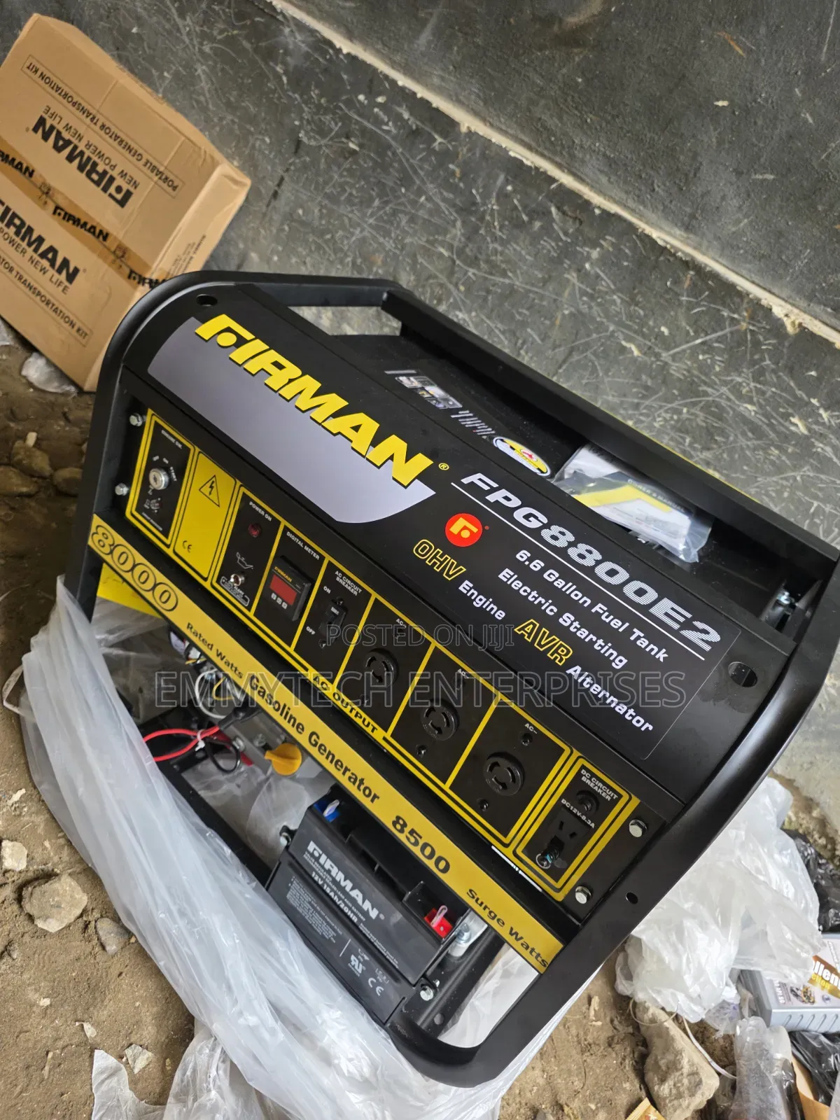 Come I Have Firman Black Petrol Gen(8.5kva)100%Copper Coil