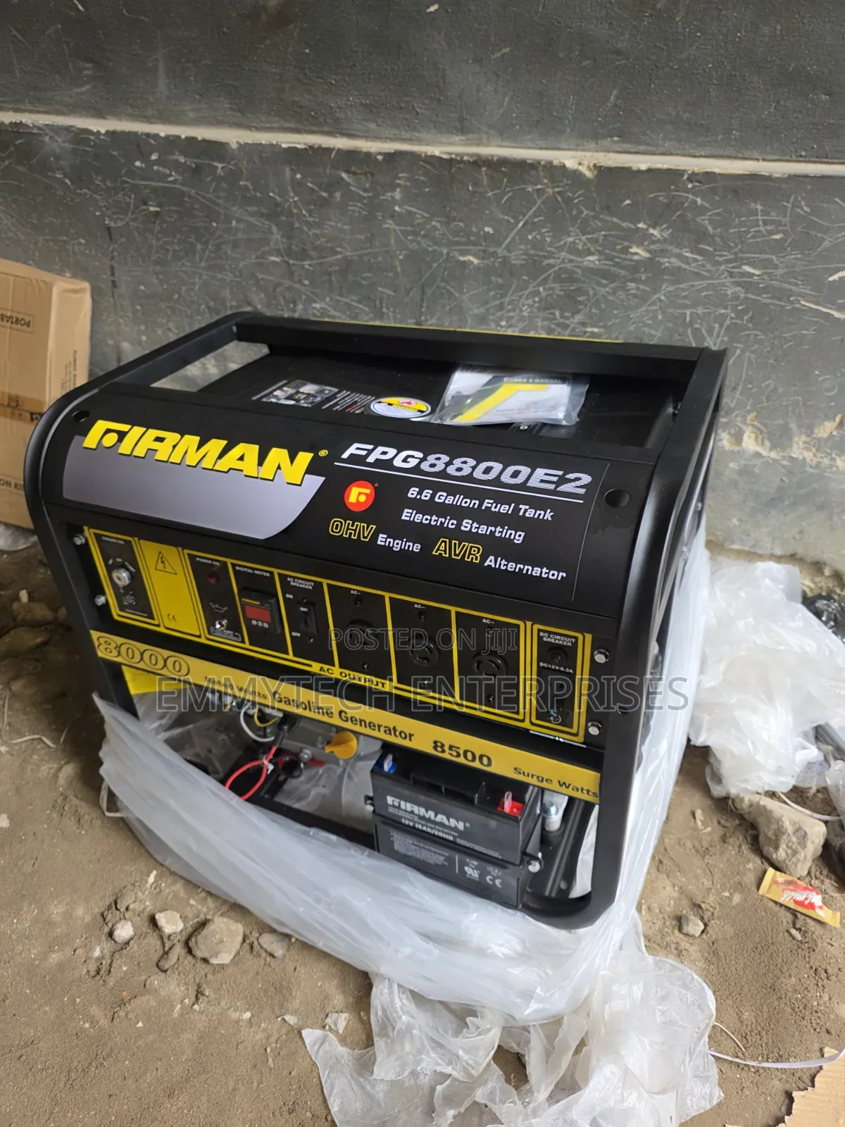 Come I Have Firman Black Petrol Gen(8.5kva)100%Copper Coil