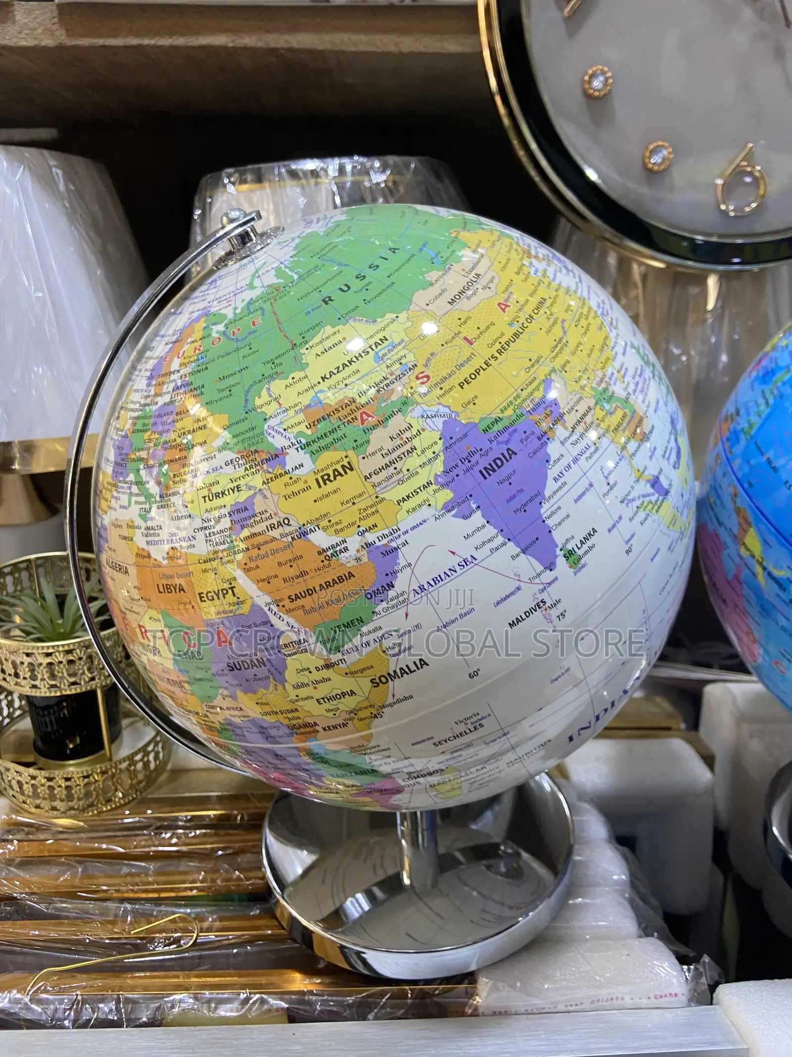 English Style European Design Globe Map