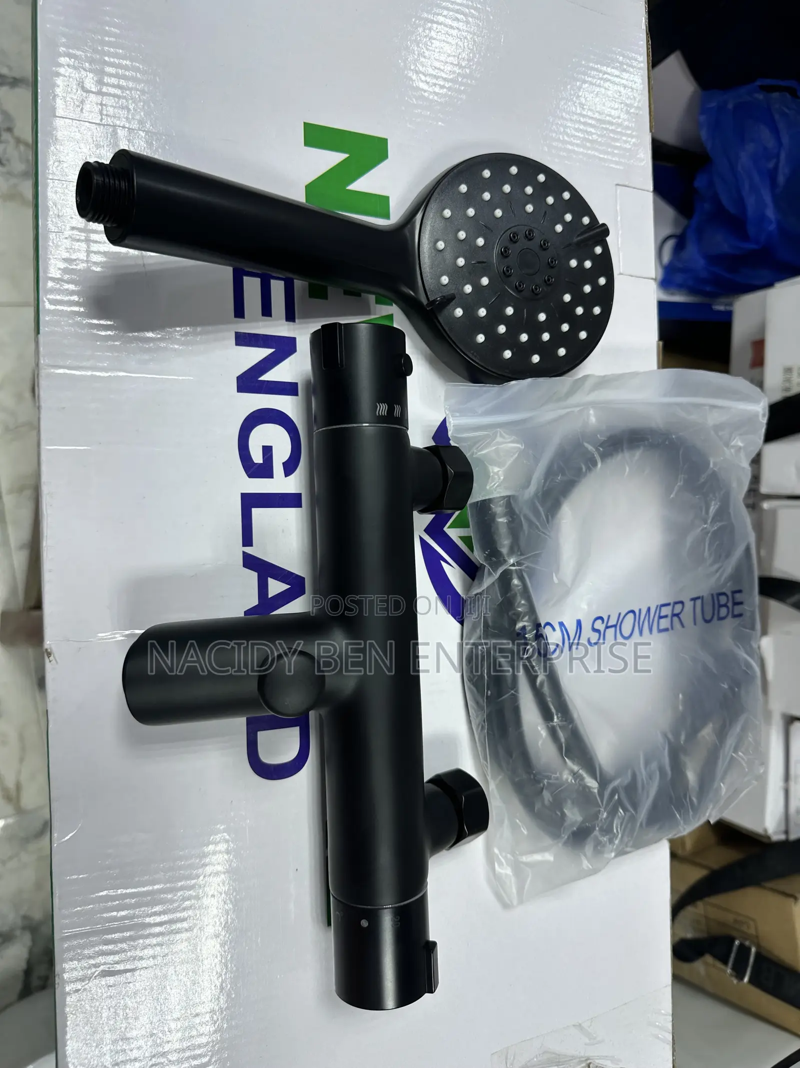 Thermostatic Black Shower Mixer