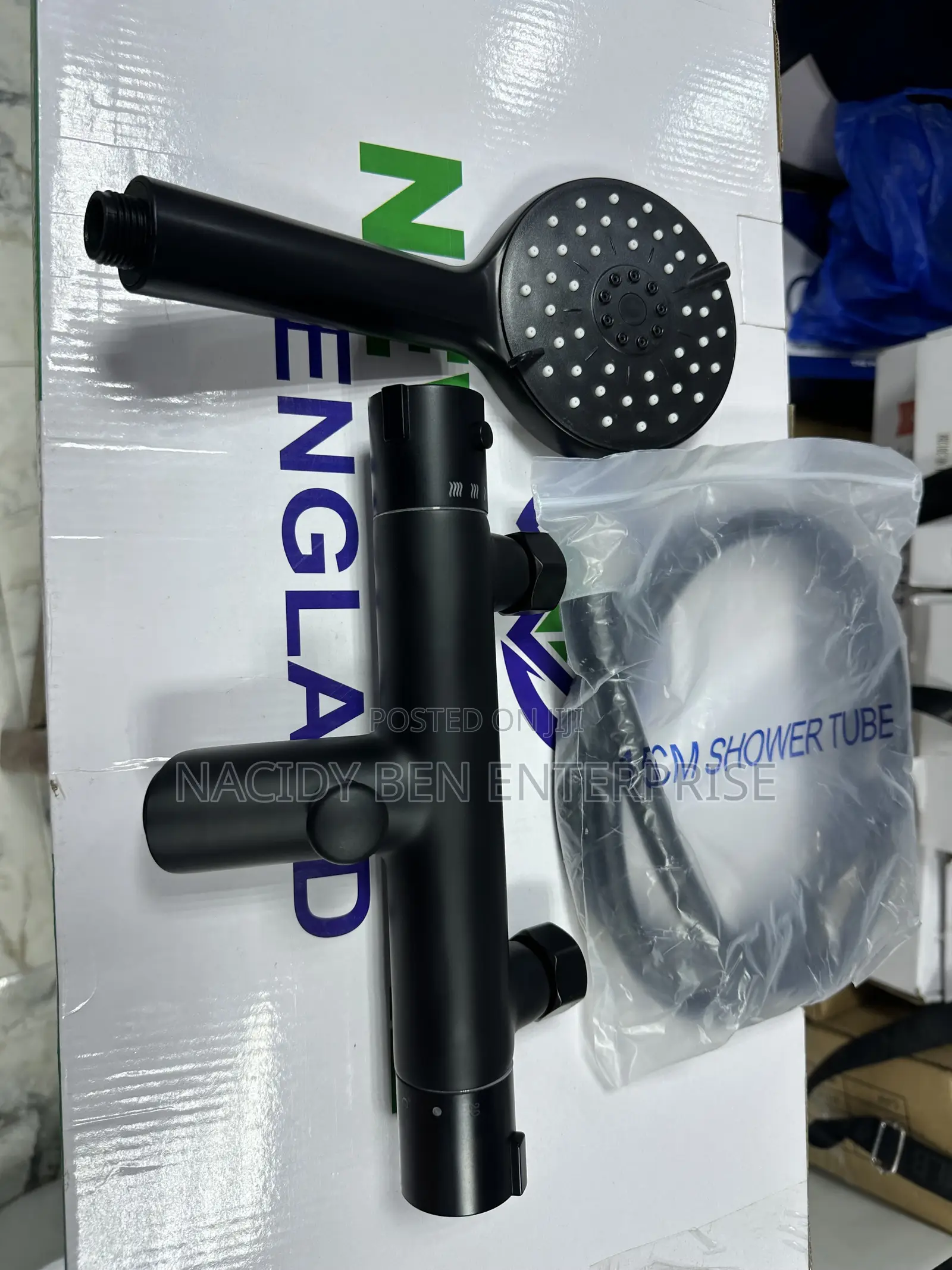 Thermostatic Black Shower Mixer