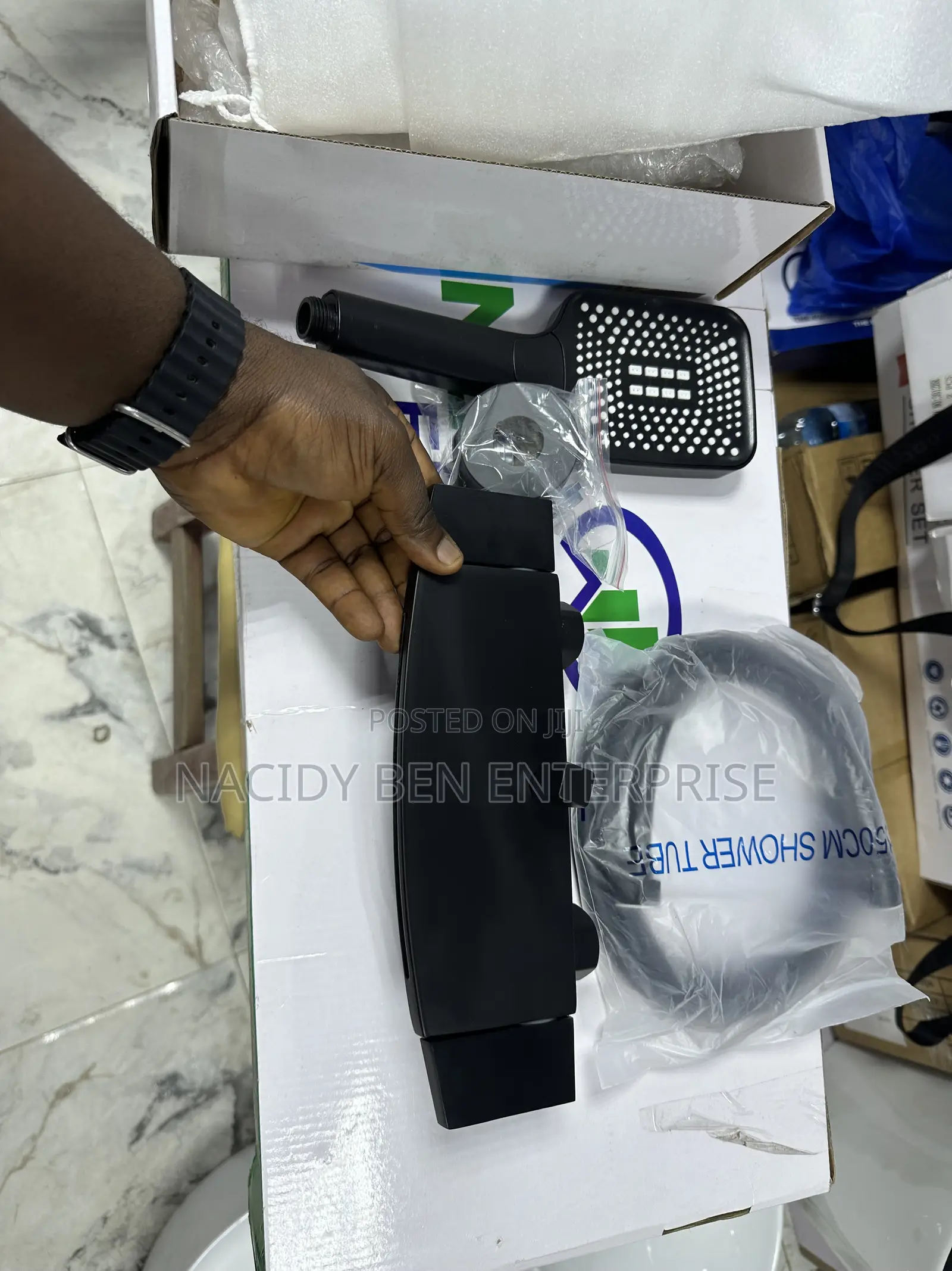 Black Shower Mixer