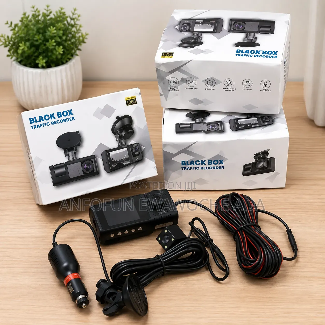 Dash Cam 3ch Car Dvr 3" Hd Camera