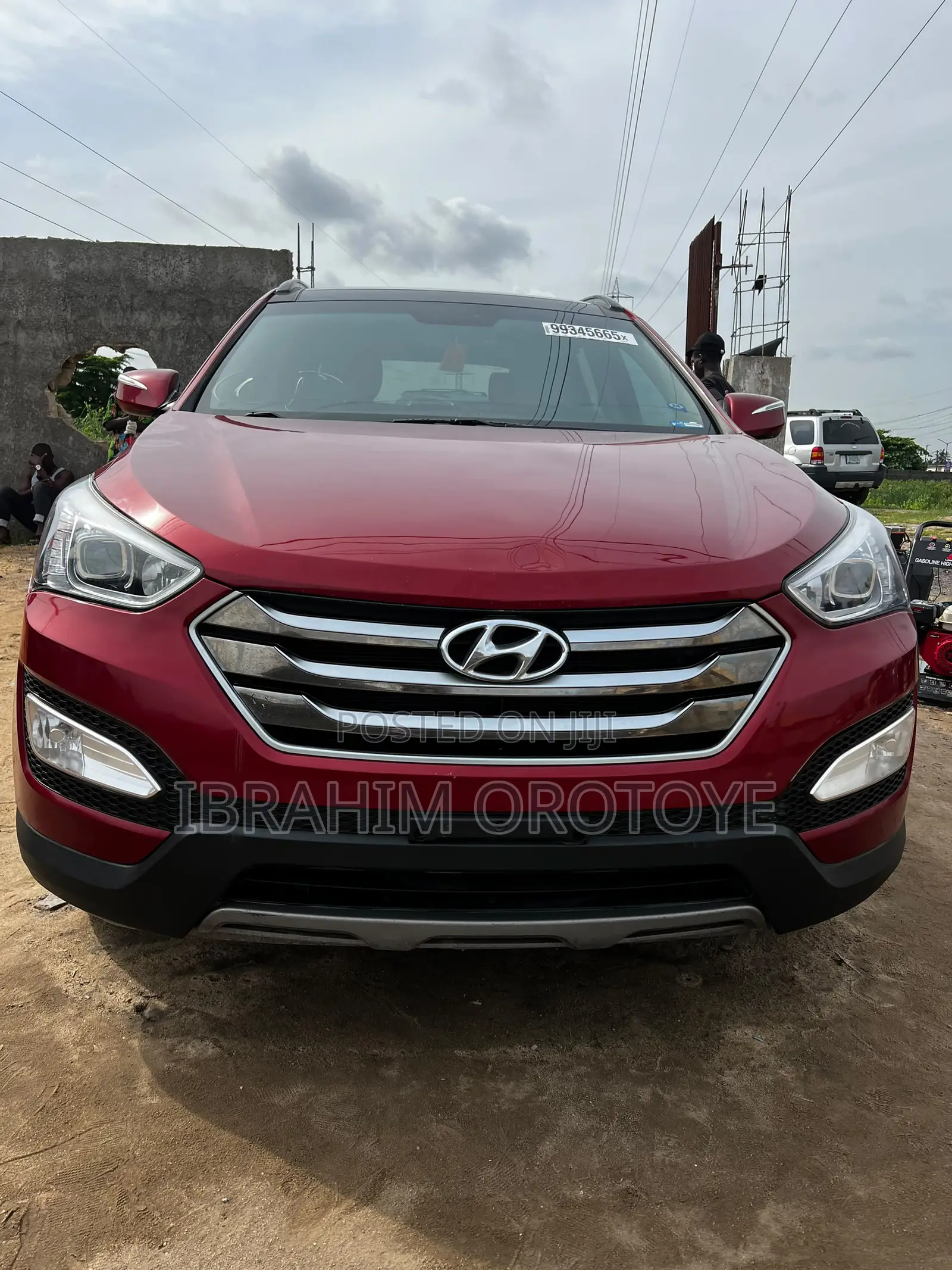 Hyundai Santa Fe 2015 Red