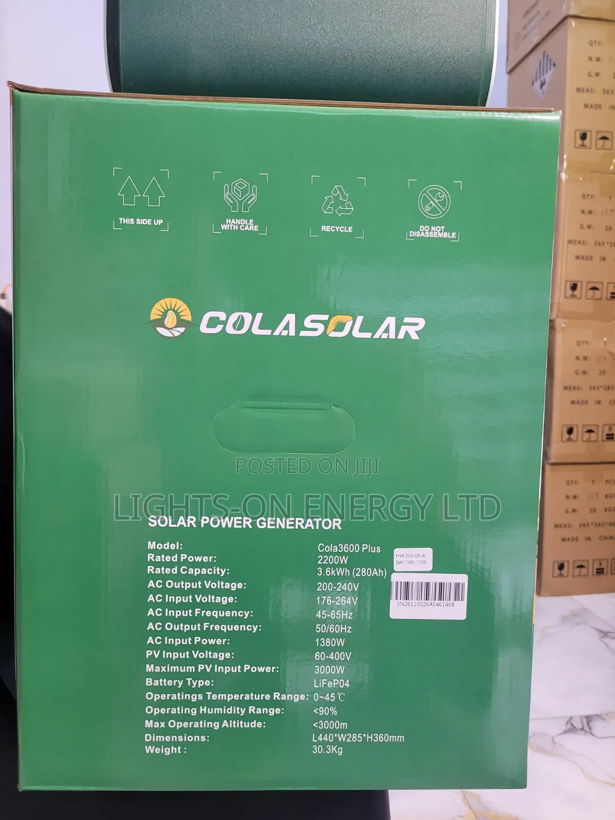 3.600wh Plus Solar Generator Colasolar