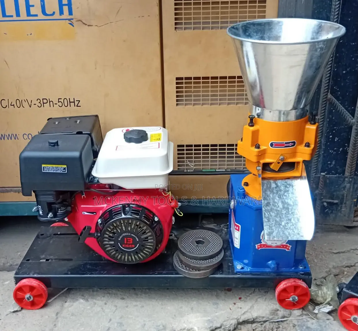 Portable Animal Feed Pelletizing Machine Heavy-Duty 13 Hp Petrol
