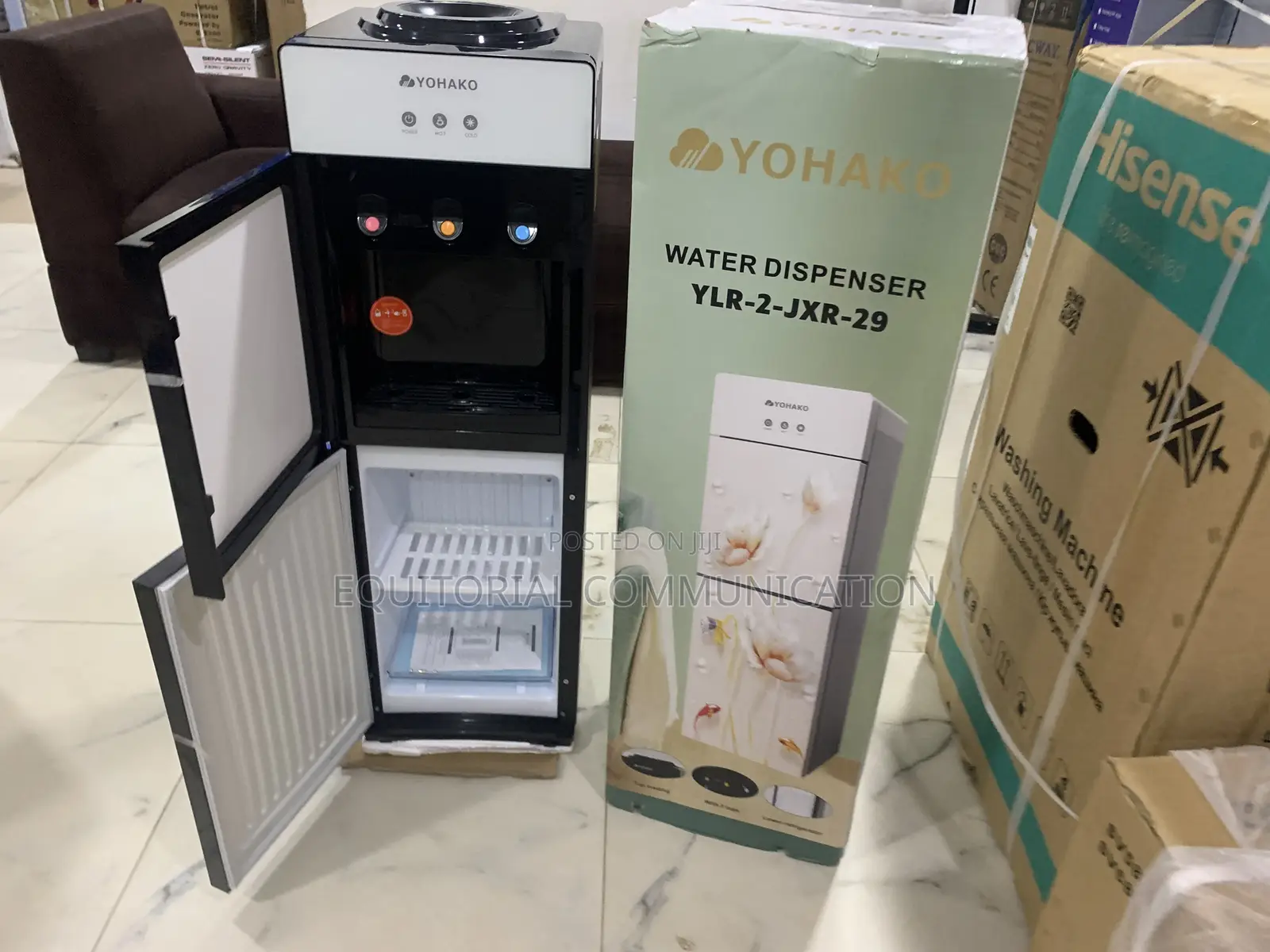 Yohako Ylr-2jxr-29 3-in-1 Water Dispenser With Hot, Cold and Ambient W