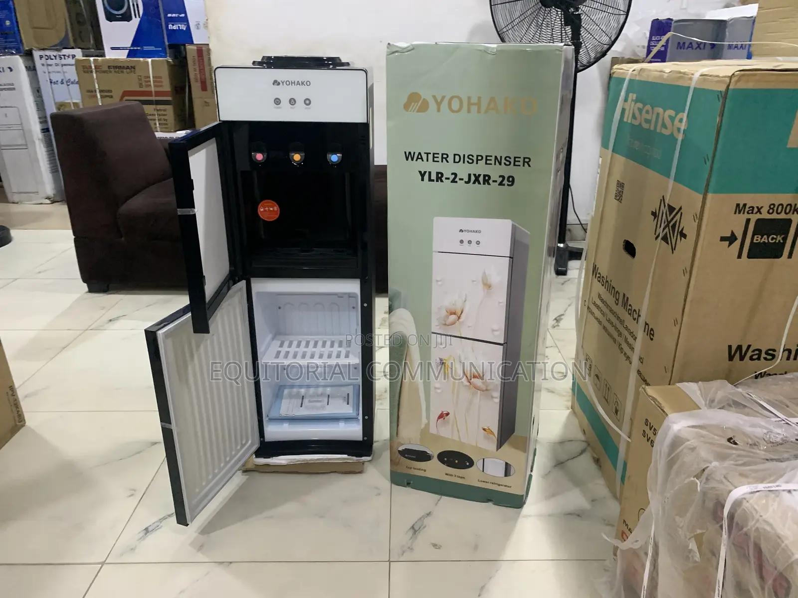 Yohako Ylr-2jxr-29 3-in-1 Water Dispenser With Hot, Cold and Ambient W