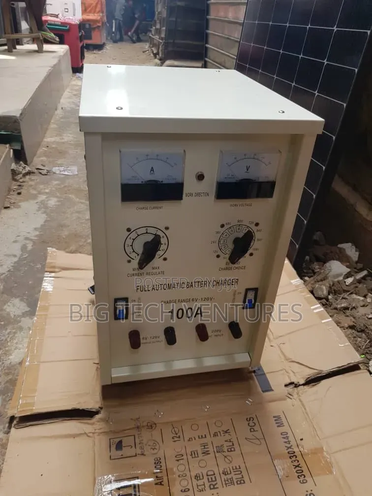 This Is a 100a Full Automatic Industrial Battery Charger With a Charge