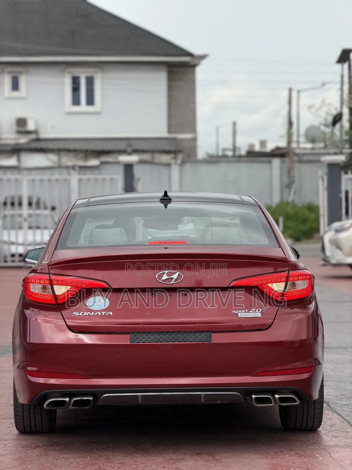Hyundai Sonata Limited 2.0T 4dr Sedan (2.0L 4cyl Turbo 6A) 2015 Red