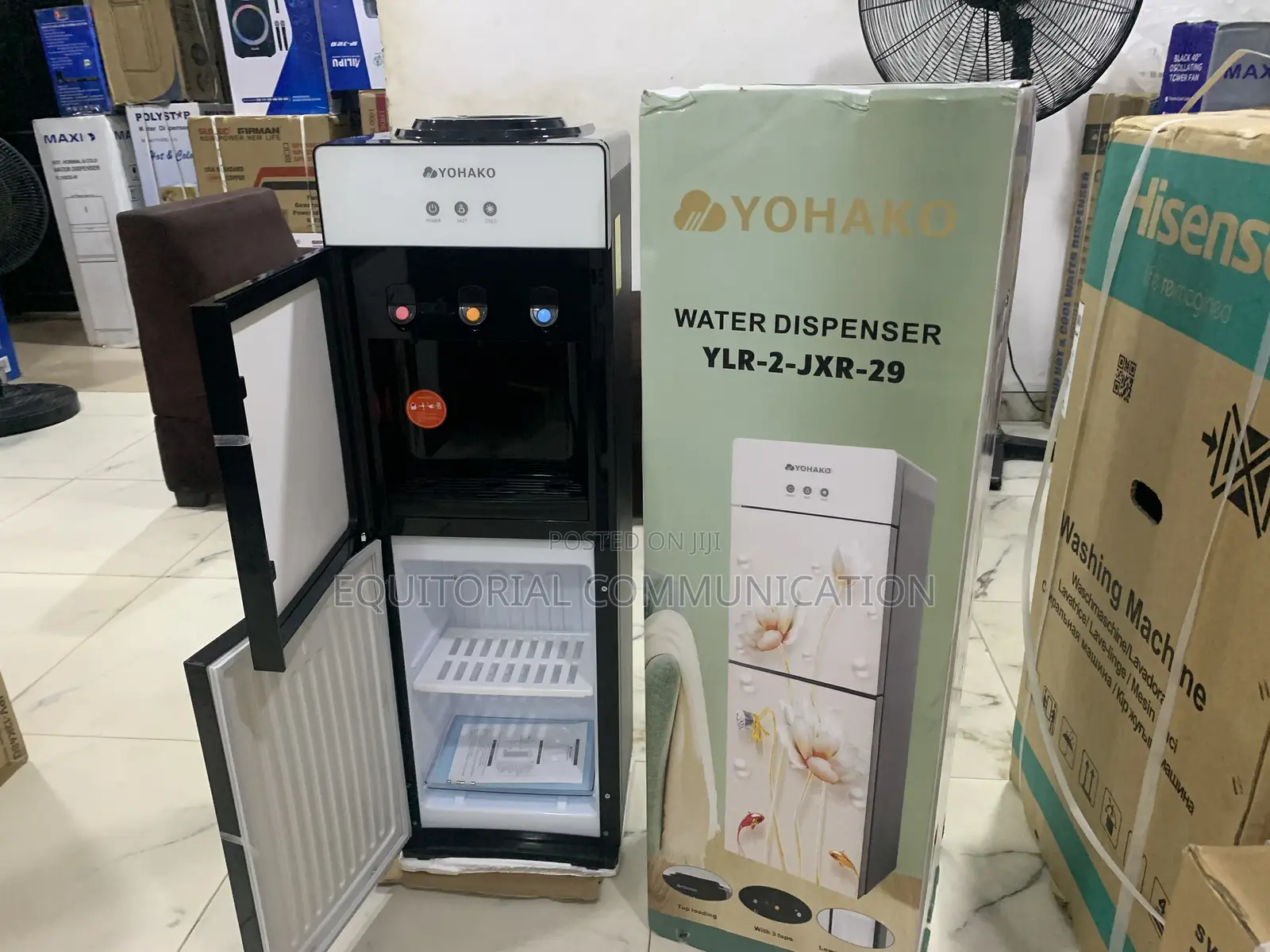 Yohako Ylr-2jxr-29 Heavy Duty Water Cooler With Refrigerator Cabinet