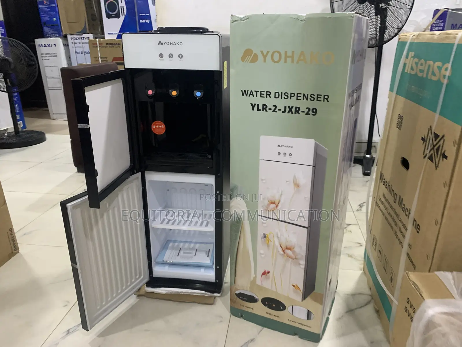 Yohako Ylr-2jxr-29 Heavy Duty Water Cooler With Refrigerator Cabinet