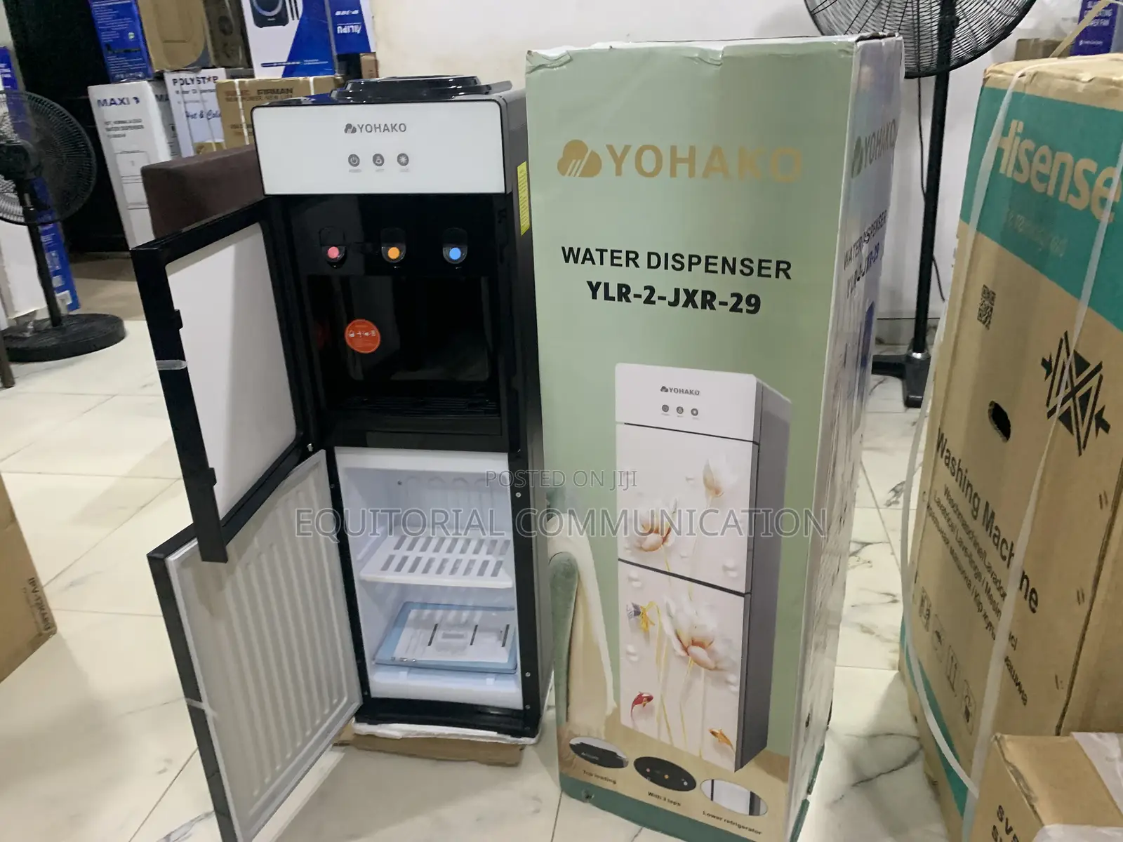 Yohako Ylr-2jxr-29 Multi-Purpose Water Dispenser With Refrigerated Sto