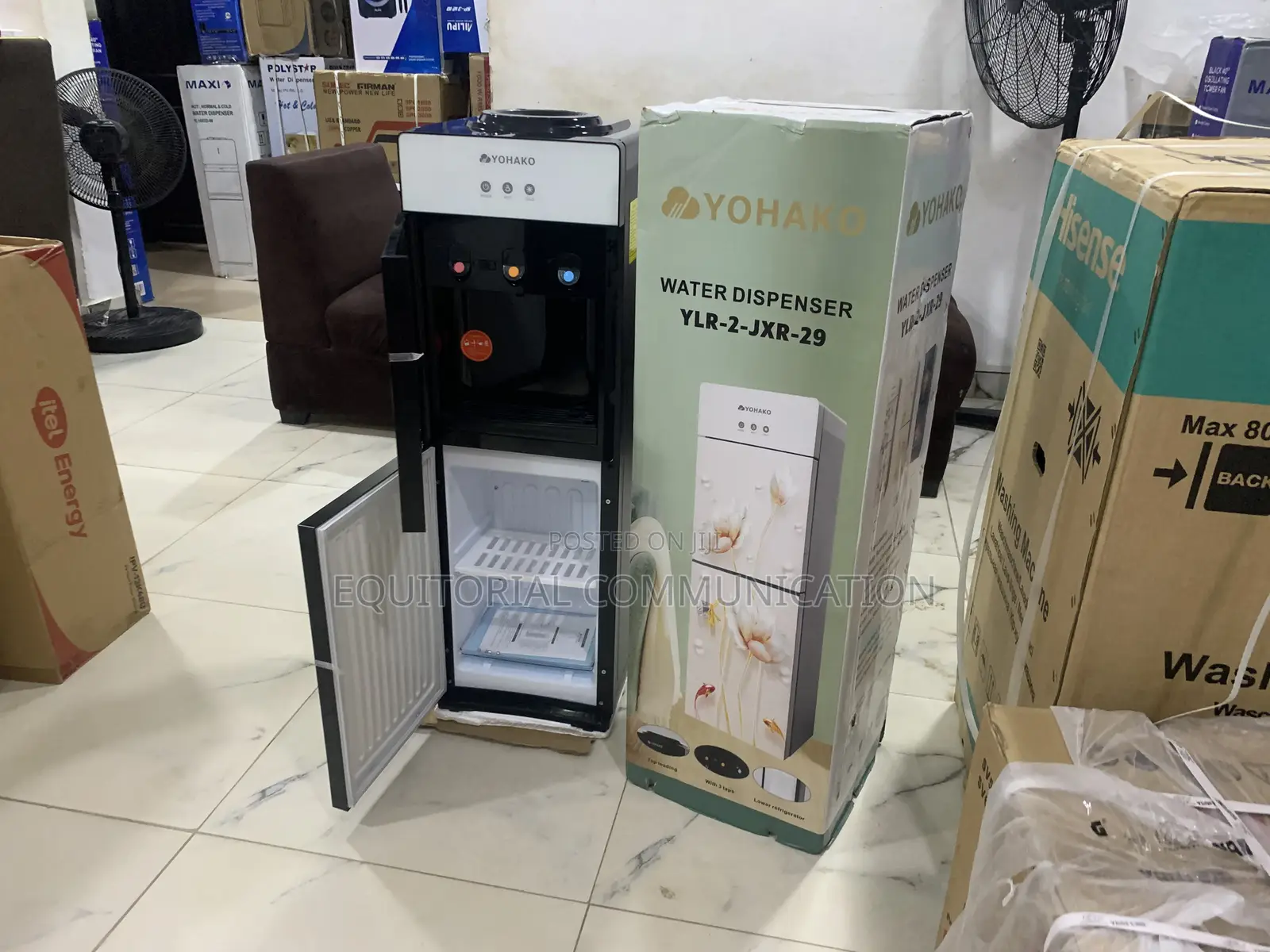 Yohako Ylr-2jxr-29 Multi-Purpose Water Dispenser With Refrigerated Sto