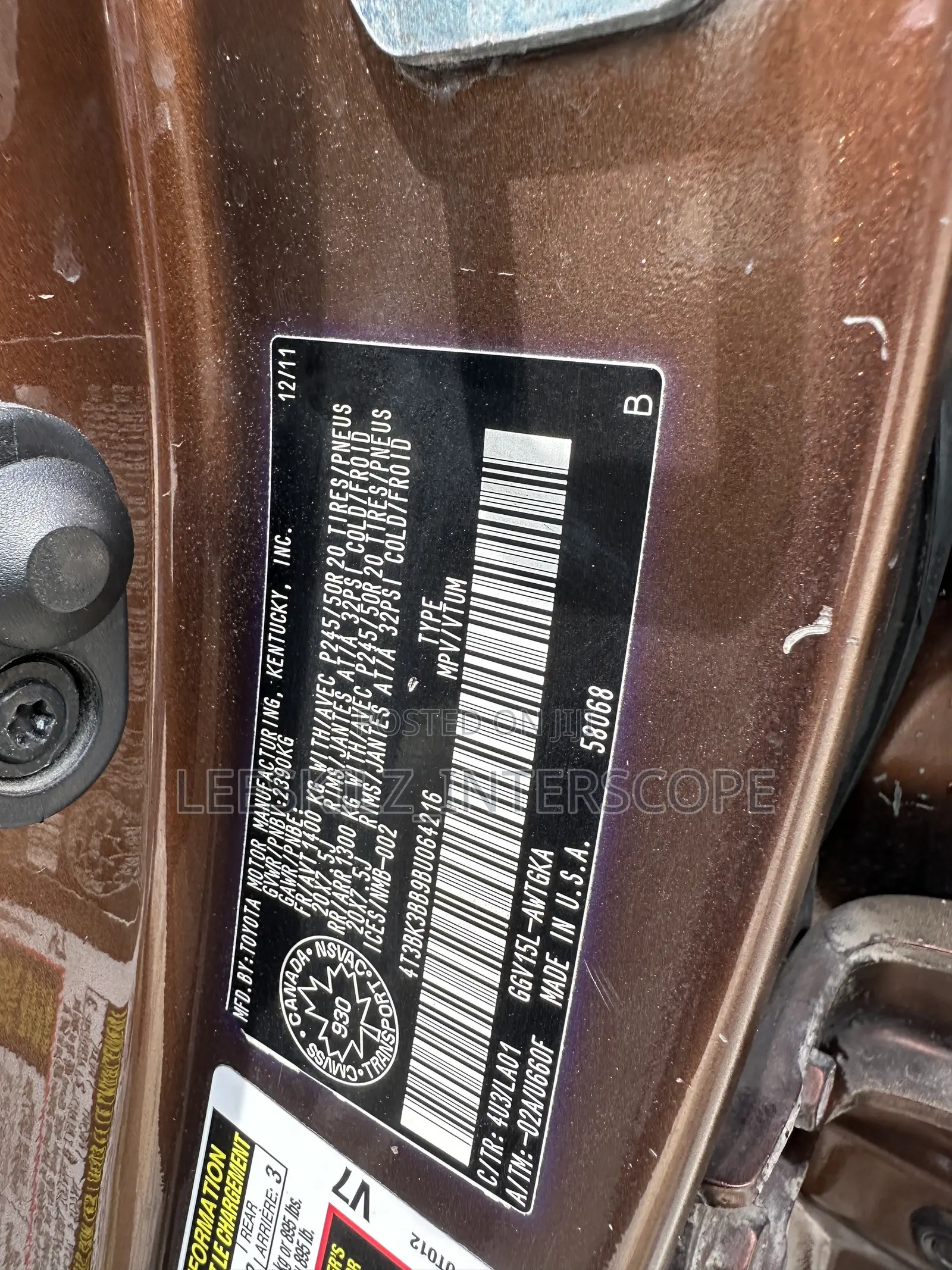 Toyota Venza 2012 Brown