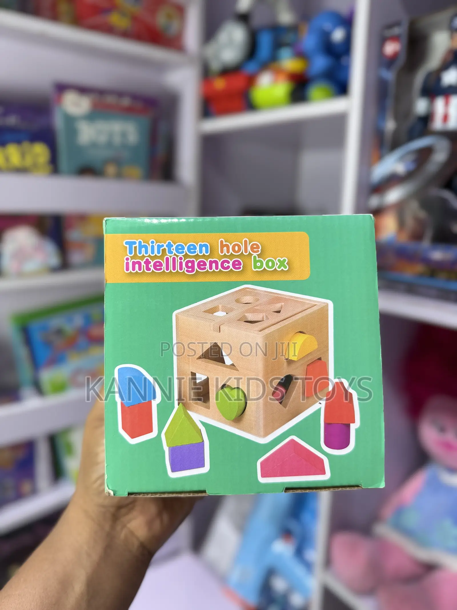 13 Hole Shape Sorter Toddler Activity Toy