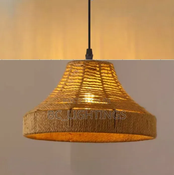 Modern Woven Rattan Shade Pendant Light for Diningroom Hallway