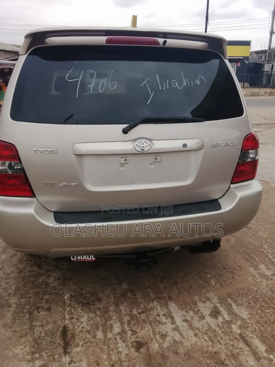 Toyota Highlander Limited V6 4x4 2007 Gold