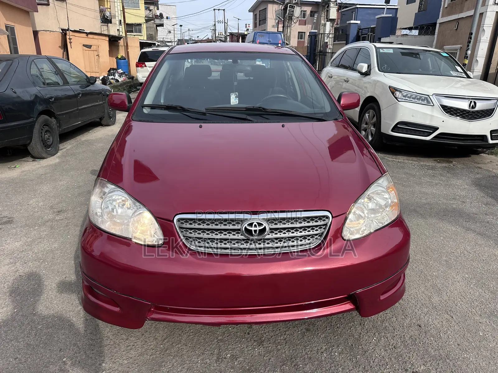 Toyota Corolla S 2007 Red