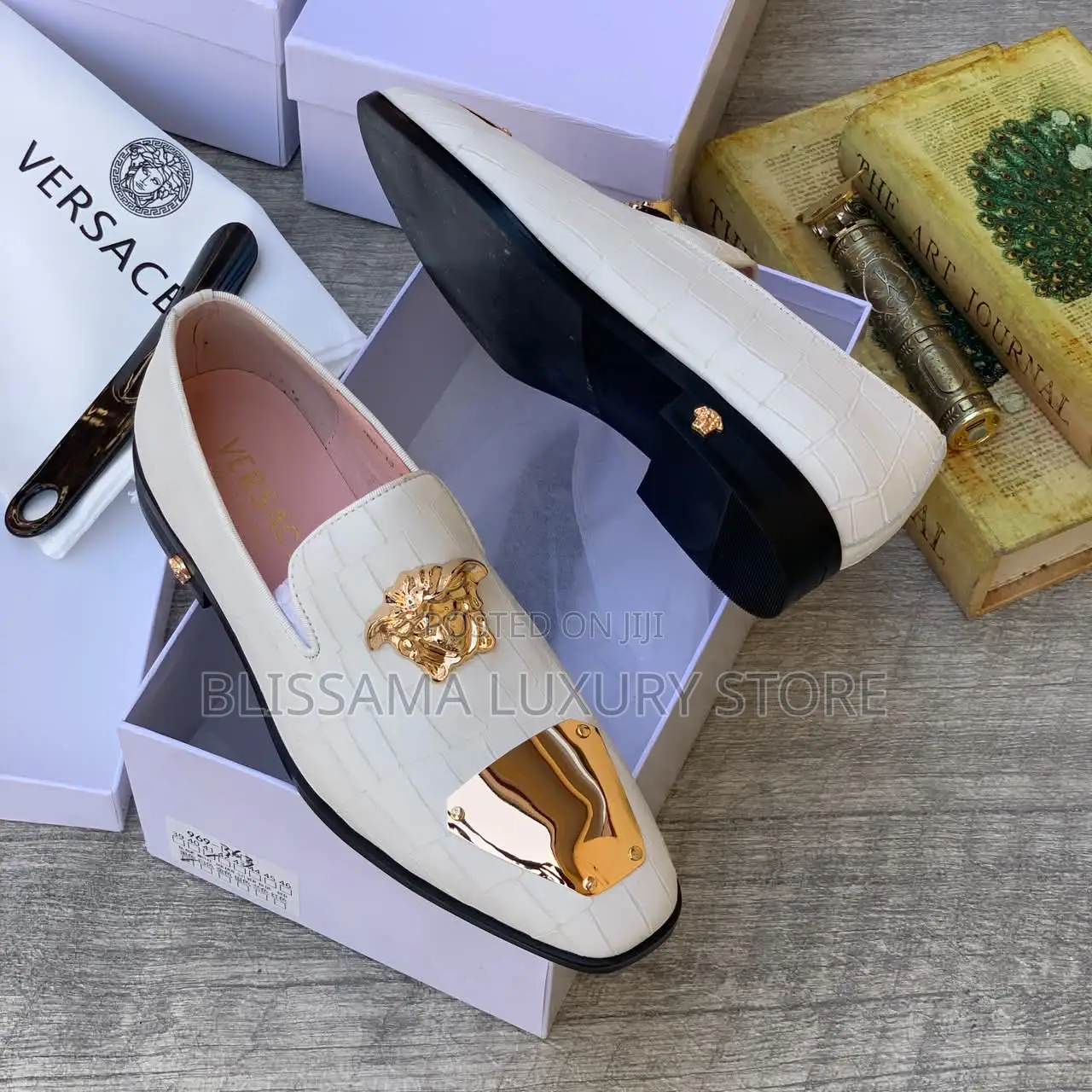 Versace Luxury Classic Men Shoes – Elegant, Durable Comfortable