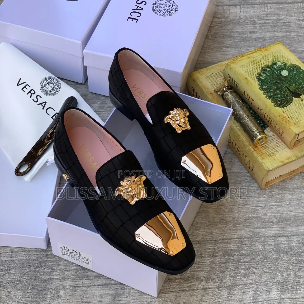 Versace Luxury Classic Men Shoes – Elegant, Durable Comfortable